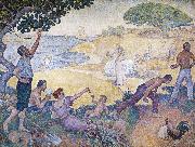 Paul Signac in the time of harmony Sweden oil painting artist